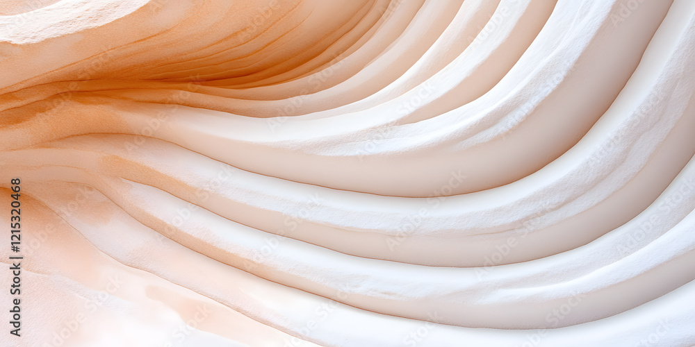 Aufkleber abstract swirling pattern in pale peach and white. textured background image ideal for design projec