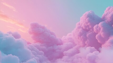 Soft Textures in a Beautiful Sunset Sky