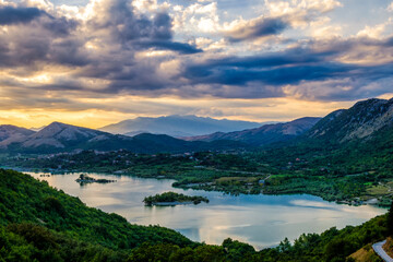 Letino (Ce): Vista sul lago di Gallo