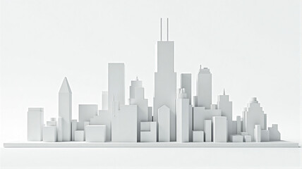 Obraz premium city skyline