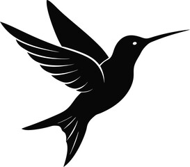  Hummin bird illustration vector art 