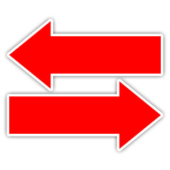 Left and right arrow 