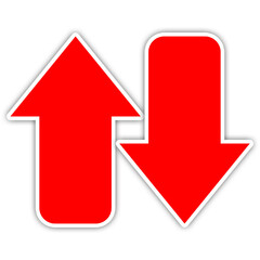 Up and down arrow icon 