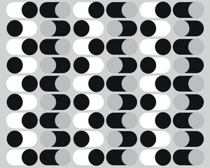 Black abstract line geometric pattern. Perfect for print, design and textile. Abstract wave backgrounds with seamless geometric pattern. Seamless abstract geometric pattern. Vector Illustration.