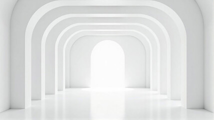 Fototapeta premium 3d render of a corridor