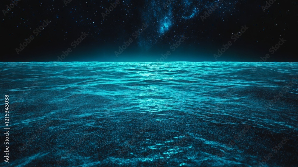 Poster immerse yourself in a mesmerizing abstract digital background that highlights shimmering blue data f