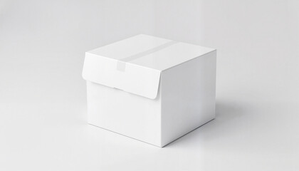 Delivery Box Mockup on a white background