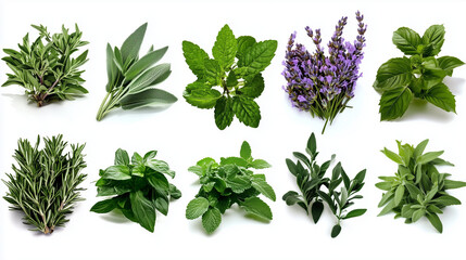 Obraz premium Top Organic Herbs for Beauty and Skincare