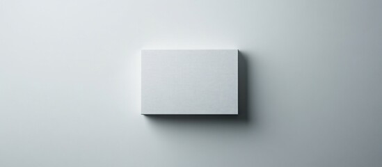 White box on neutral background; packaging mockup