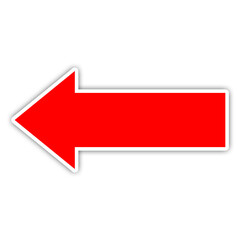 red arrow sign
