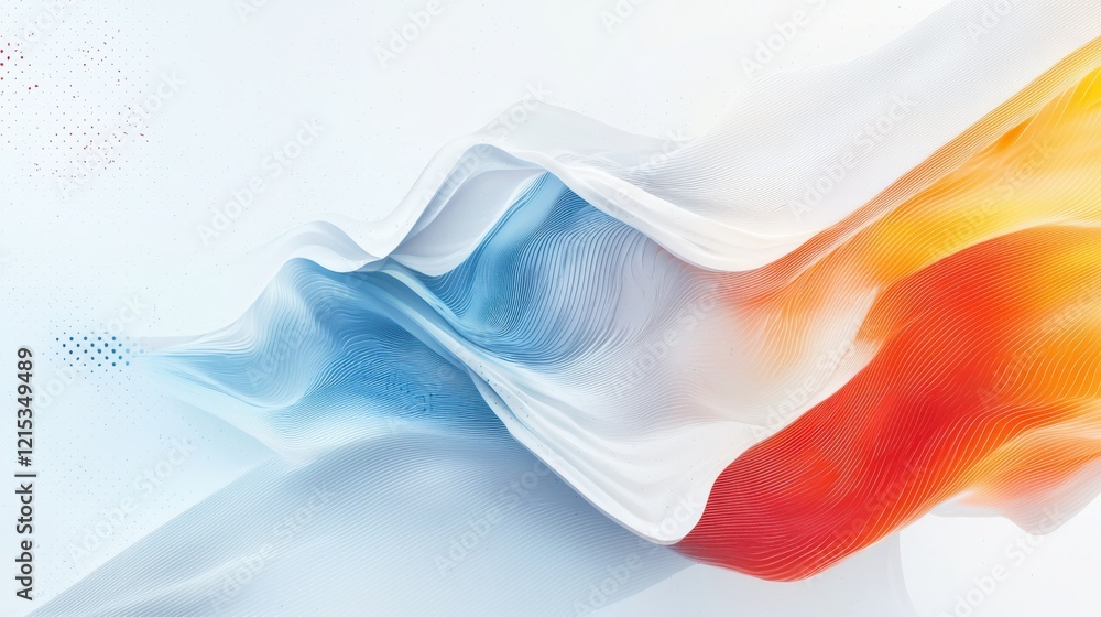Poster dynamic flow of digital data in abstract tech-inspired background gigapixel resolution artistic envi