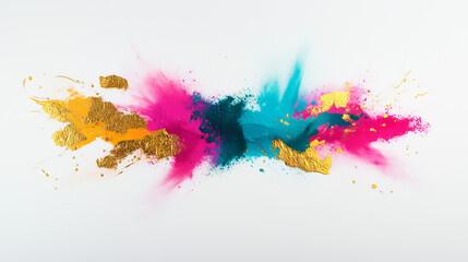 Fototapeta premium abstract watercolor background with watercolor splashes