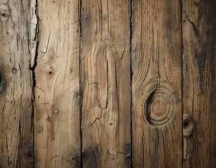 Rustic Weathered Wood Planks: A Textured Brown Background