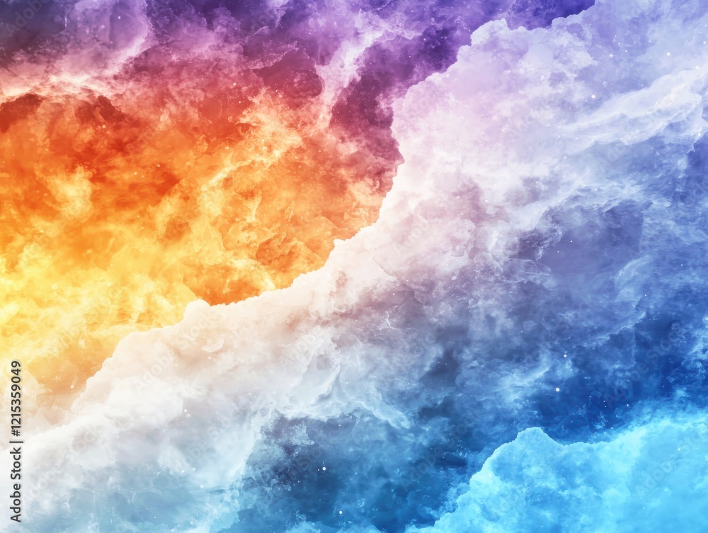 Poster twilight sky gradient texture digital art abstract serene evening gigapixel view deep blues and purp