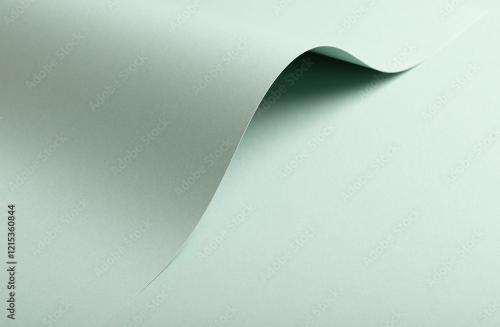 Poster mint green paper background with a smooth matte surface and soft pastel tones. gentle, tranquil, and