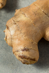 Obraz premium Raw Organic Ginger Root Spice