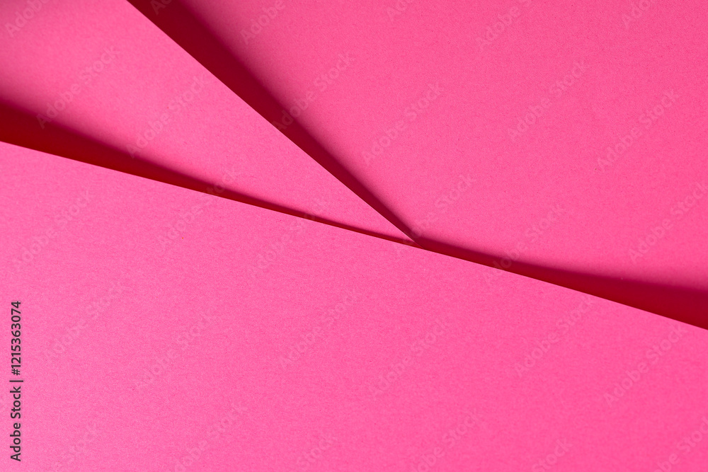Aufkleber Pink yarrow paper background with a matte finish and subtle fibers creating a textured surface. Bold magenta and fuchsia tones add vibrancy to the close up design, offering a polished, elegant, and