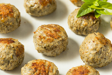 Healthy Homemade Italian Chicken Meatballs