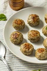 Healthy Homemade Italian Chicken Meatballs