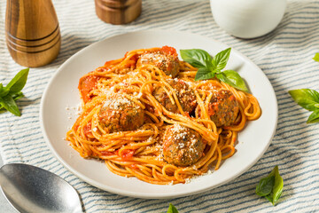 Homemade Italian Spaghetti Meatballs