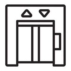 elevator line icon