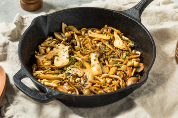 Homemade Roasted Sauteed Gourmet Mushrooms