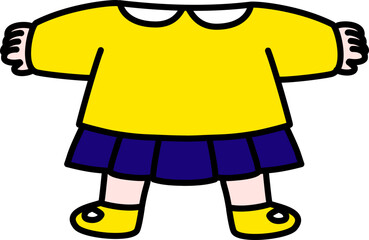 cute child vector image