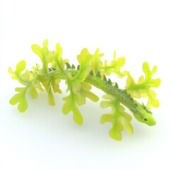 Obraz premium Leafy Dragon: A Serpentine Creature of Fantasy.