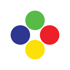 abstract colorful circle