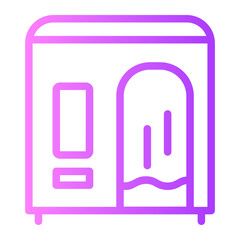 photo booth gradient icon