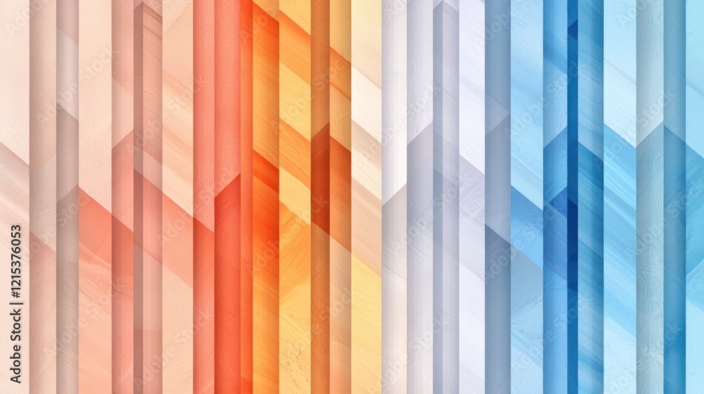 Poster dynamic seamless pattern of parallel stripes with subtle gradients for depth abstract design digital