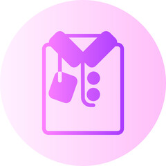 Shirt gradient icon