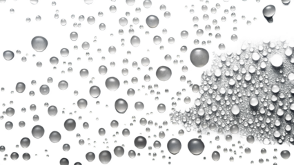 water drops on black background