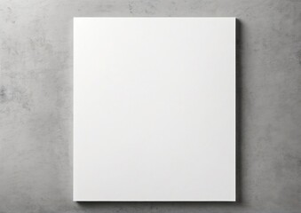 White Square Canvas Mockup. Perfect for showcasing artwork, branding designs, product mockups