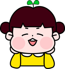 cute child vector image