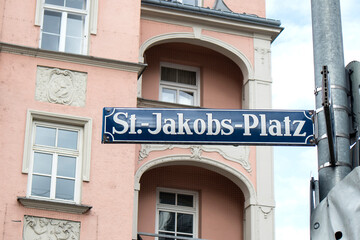 Obraz premium St. Jakobsplatz in Munich, Bavaria, Germany