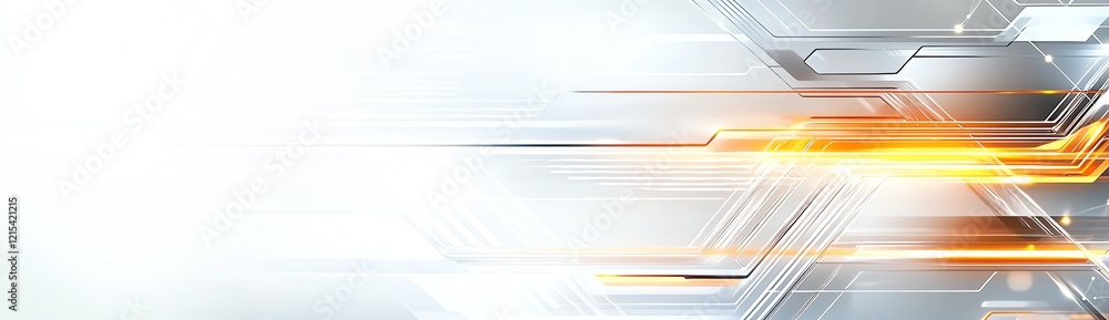 Poster abstract digital background with sleek lines and bright accents, ideal for conveying modernity and i