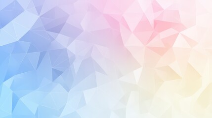 Abstract geometric polygonal pattern in pastel gradient colors
