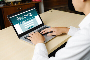 Online registration form for modish form filling on the internet website