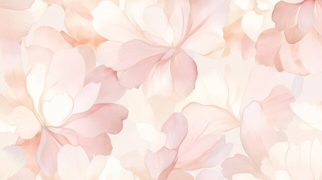 fondo p&eacute;talos de flores estilo acuarela