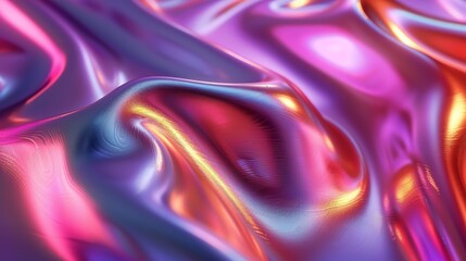 Fototapeta premium Abstract iridescent fluid background