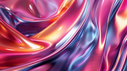 Fototapeta premium Abstract iridescent fabric texture