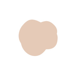 Abstract Beige Shape Illustration