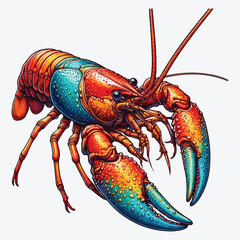 Crawfish Daddy stock illustration