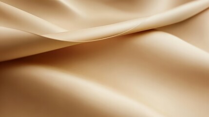 Soft beige fabric, elegant drape