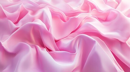 Draped pink fabric texture
