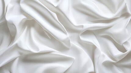 Smooth white fabric texture