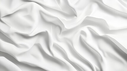 Obraz premium Draped white fabric texture