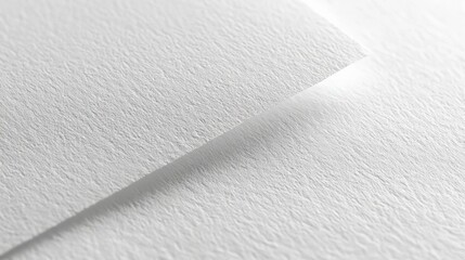 Fototapeta premium Close-up of textured white paper