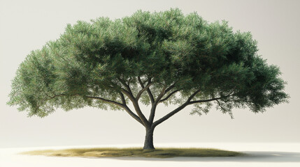 Fototapeta premium Tree on a white background